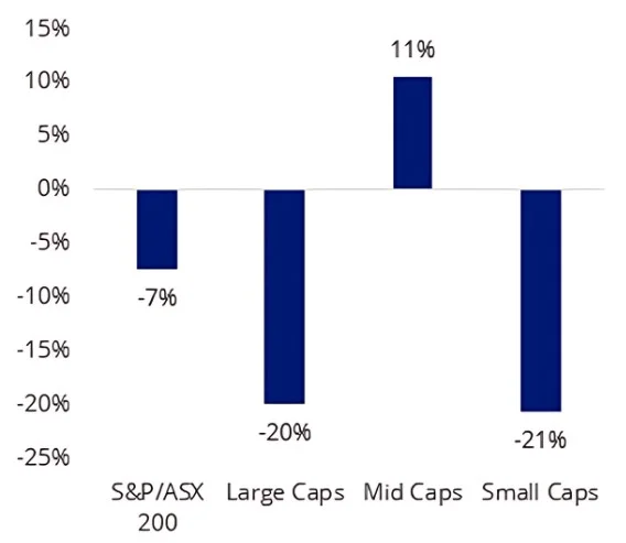 August 2024 earnings season net beats by size