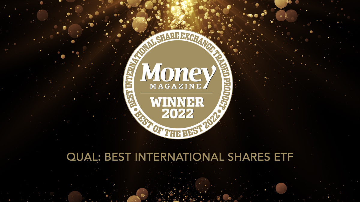 WINNER: Money Magazine’s Best International Shares ETF